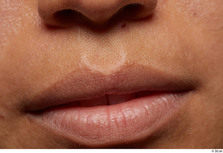 HD Face Skin Agustina Costa face lips mouth skin pores…